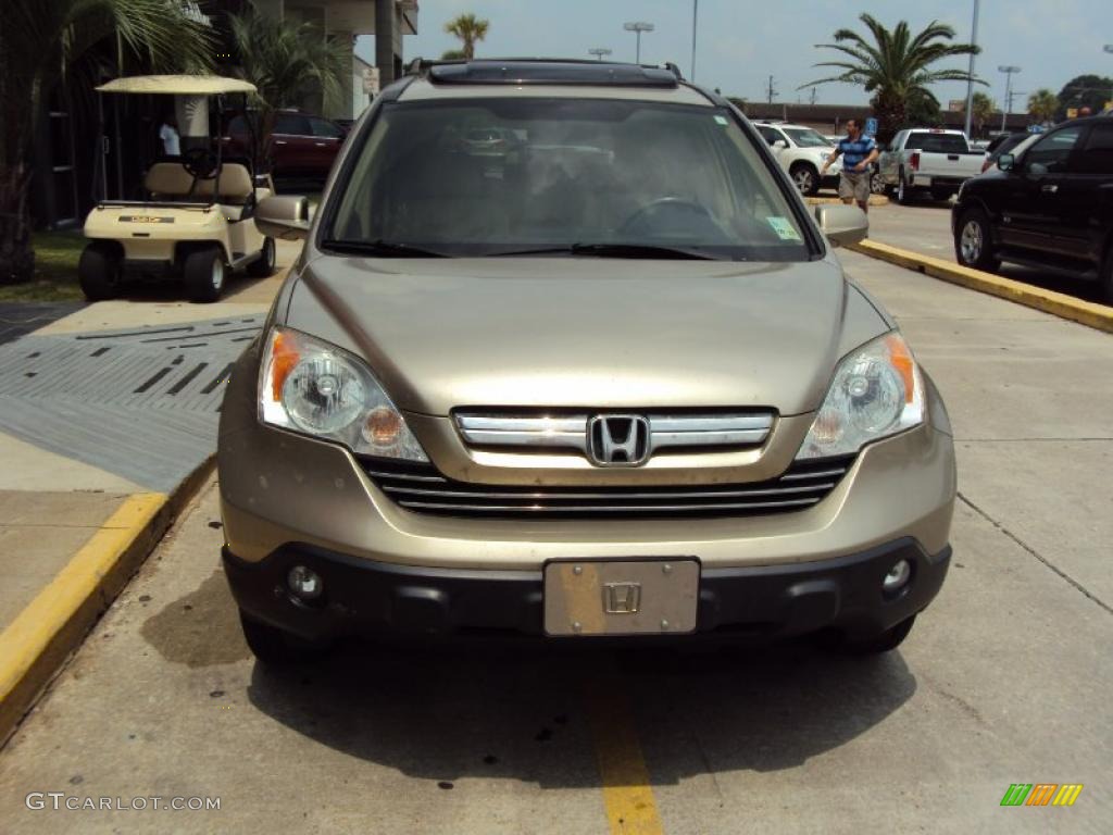 2007 CR-V EX-L - Borrego Beige Metallic / Ivory photo #7