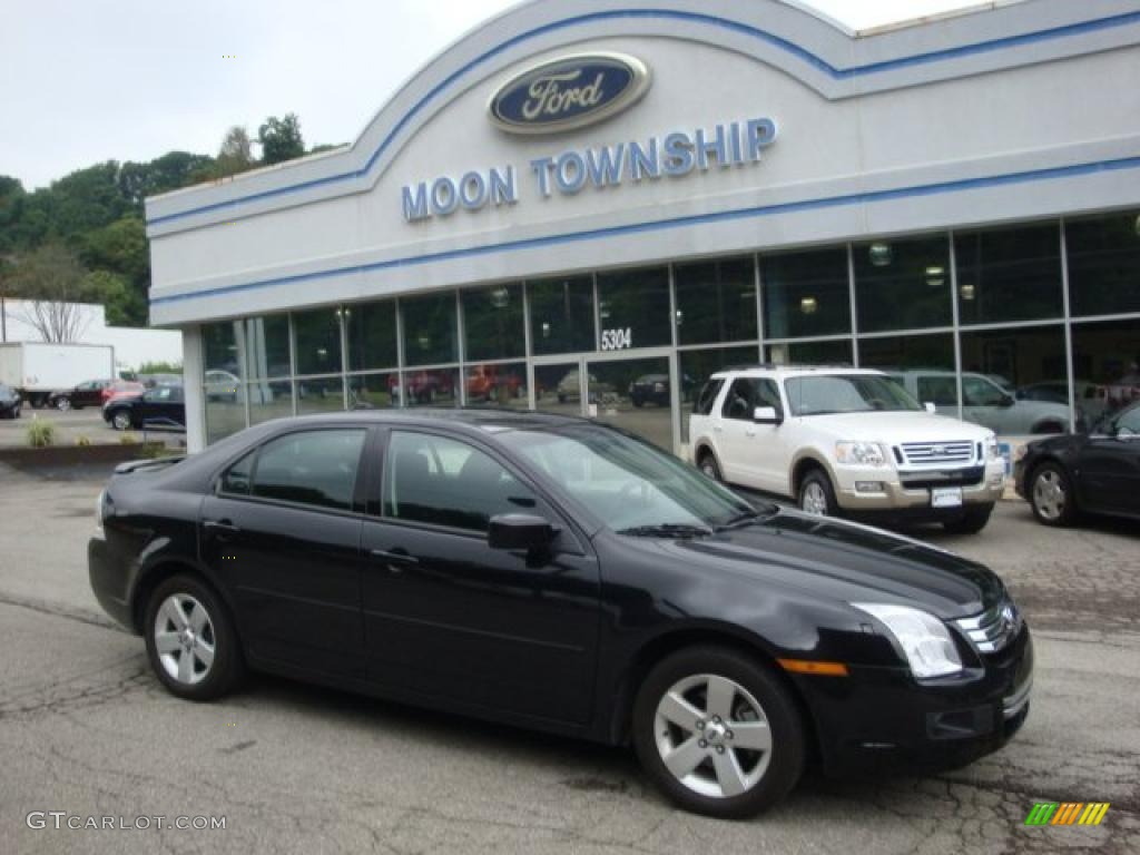 2009 Fusion SE - Dark Blue Ink Metallic / Charcoal Black photo #1