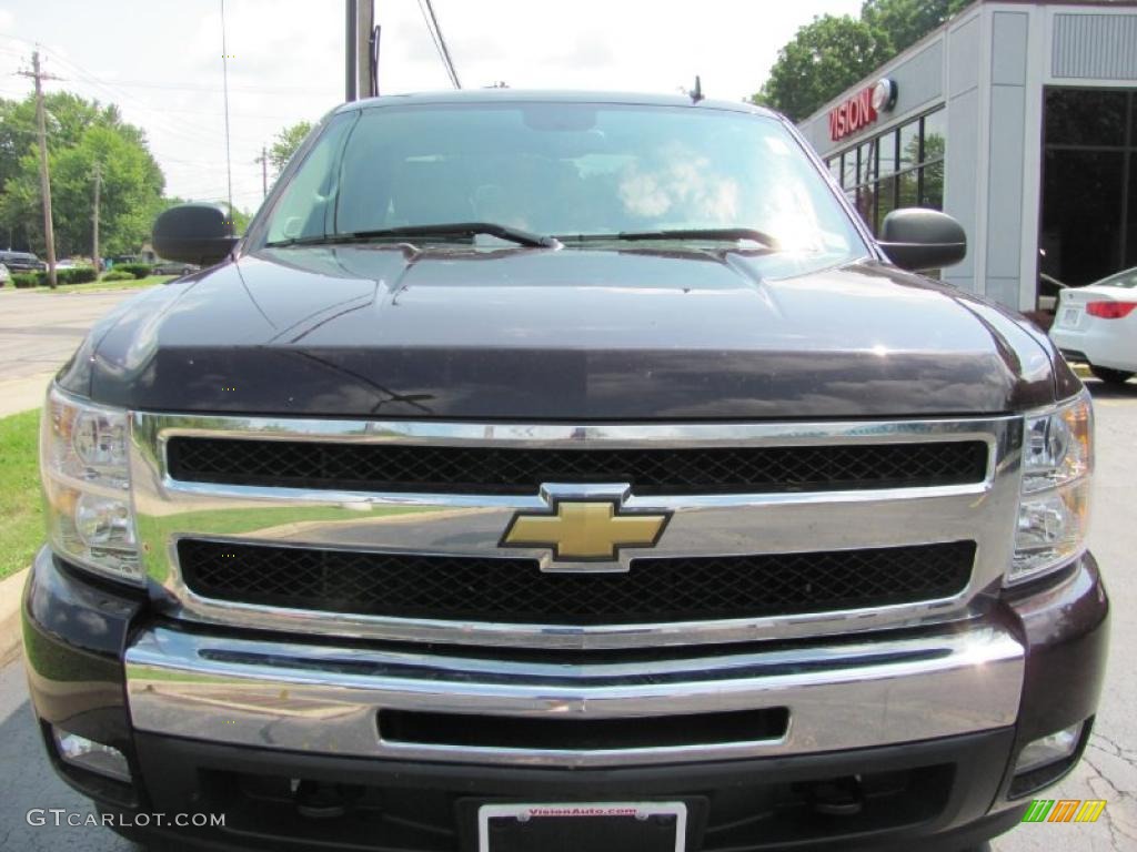 2009 Silverado 1500 LT Extended Cab 4x4 - Dark Cherry Red Metallic / Light Cashmere photo #18