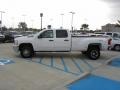 2008 Summit White Chevrolet Silverado 3500HD LT Crew Cab 4x4 Dually  photo #2