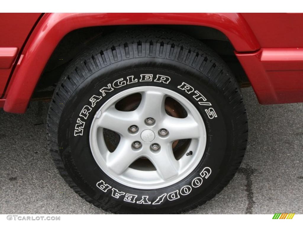 1999 Cherokee Classic 4x4 - Chili Pepper Red Pearl / Agate photo #6