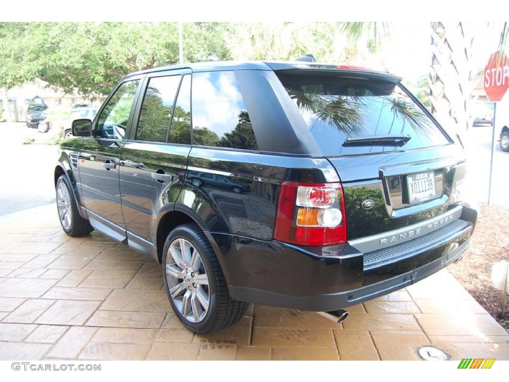 2007 Range Rover Sport Supercharged - Java Black Pearl / Ebony Black photo #5
