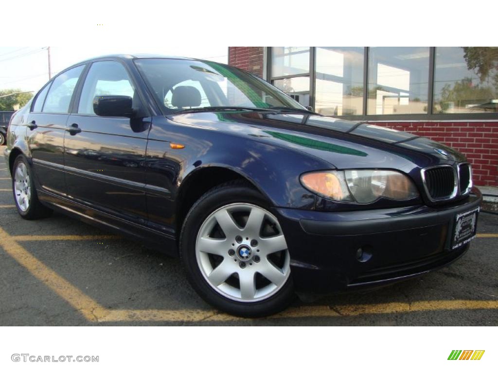 2003 3 Series 325i Sedan - Black Sapphire Metallic / Black photo #2