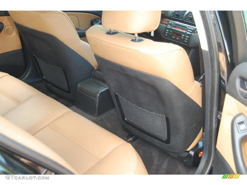 2005 3 Series 330i Sedan - Jet Black / Sand photo #15