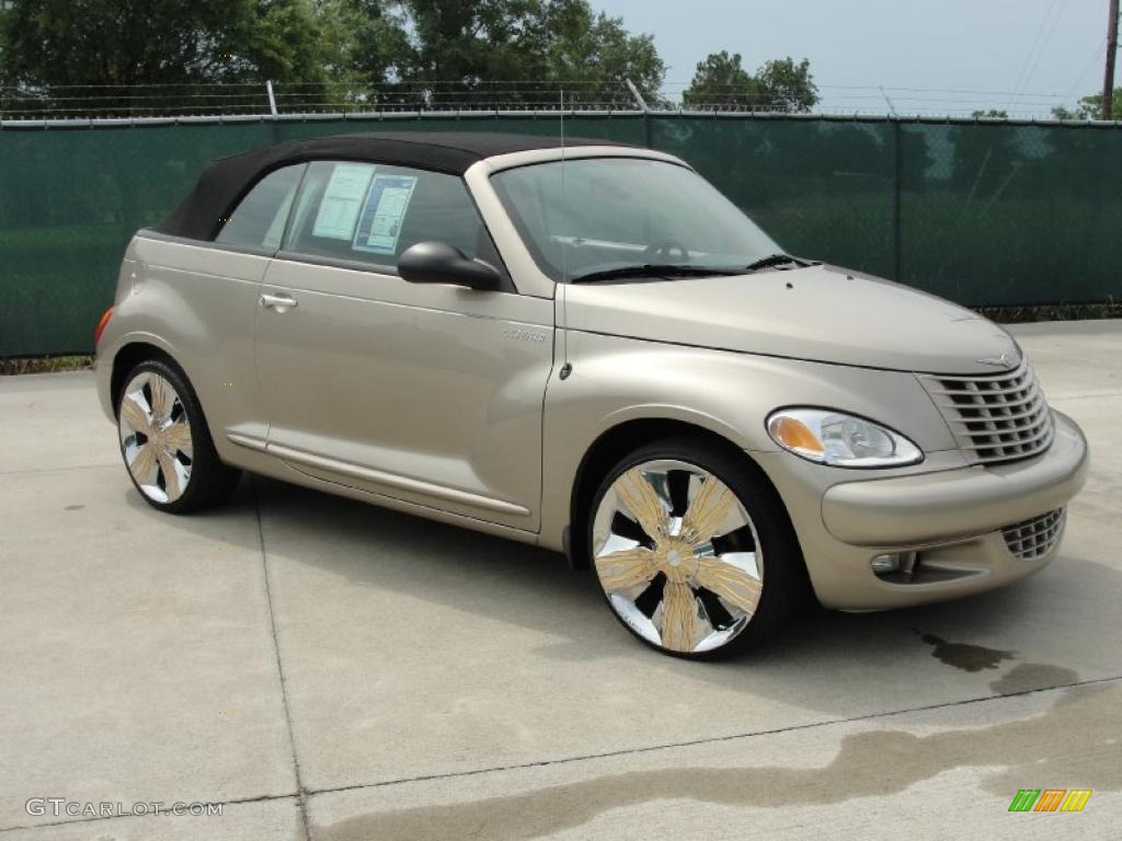 2005 PT Cruiser Touring Turbo Convertible - Light Almond Pearl / Dark Slate Gray photo #1