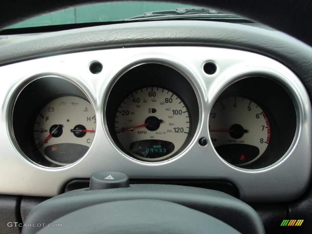 2005 Chrysler PT Cruiser Touring Turbo Convertible Gauges Photo #34231703
