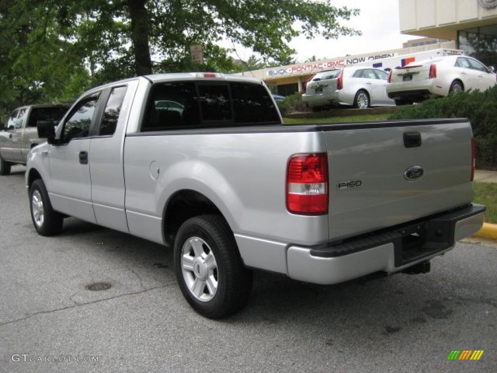 2005 F150 XLT SuperCab - Silver Metallic / Medium Flint Grey photo #2