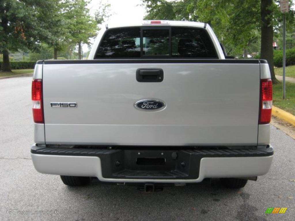 2005 F150 XLT SuperCab - Silver Metallic / Medium Flint Grey photo #3