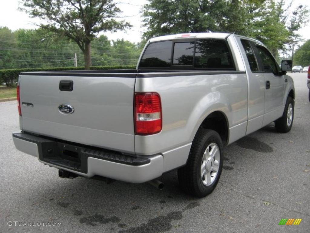 2005 F150 XLT SuperCab - Silver Metallic / Medium Flint Grey photo #4