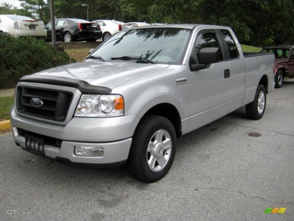 2005 F150 XLT SuperCab - Silver Metallic / Medium Flint Grey photo #8