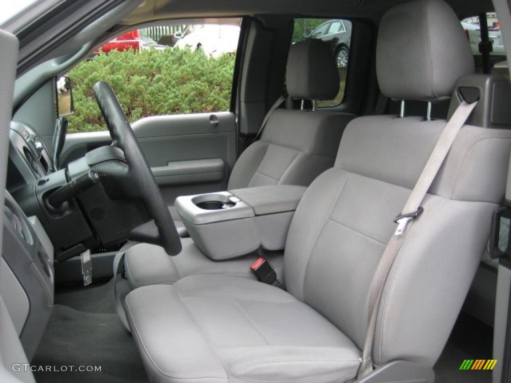 2005 F150 XLT SuperCab - Silver Metallic / Medium Flint Grey photo #11