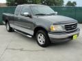 2002 Dark Shadow Grey Metallic Ford F150 XLT SuperCab  photo #1