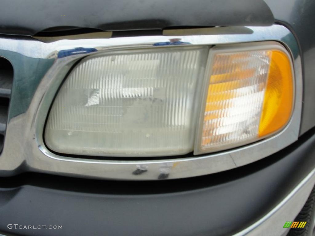 2002 F150 XLT SuperCab - Dark Shadow Grey Metallic / Medium Graphite photo #10