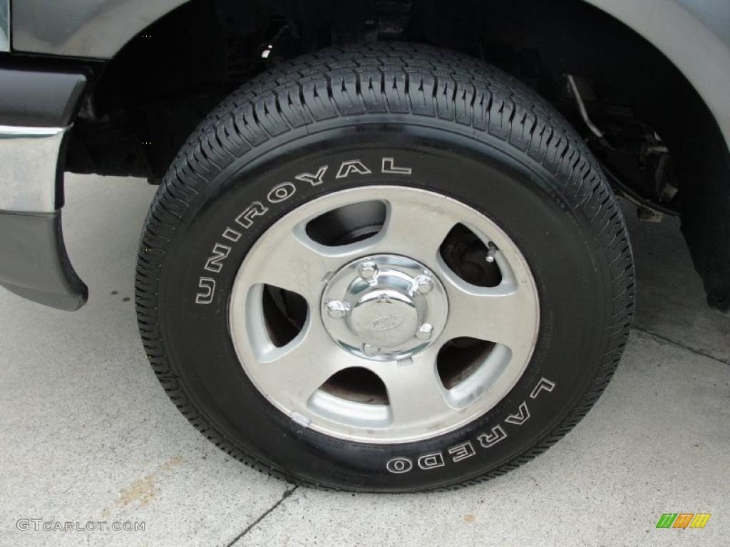 2002 F150 XLT SuperCab - Dark Shadow Grey Metallic / Medium Graphite photo #12