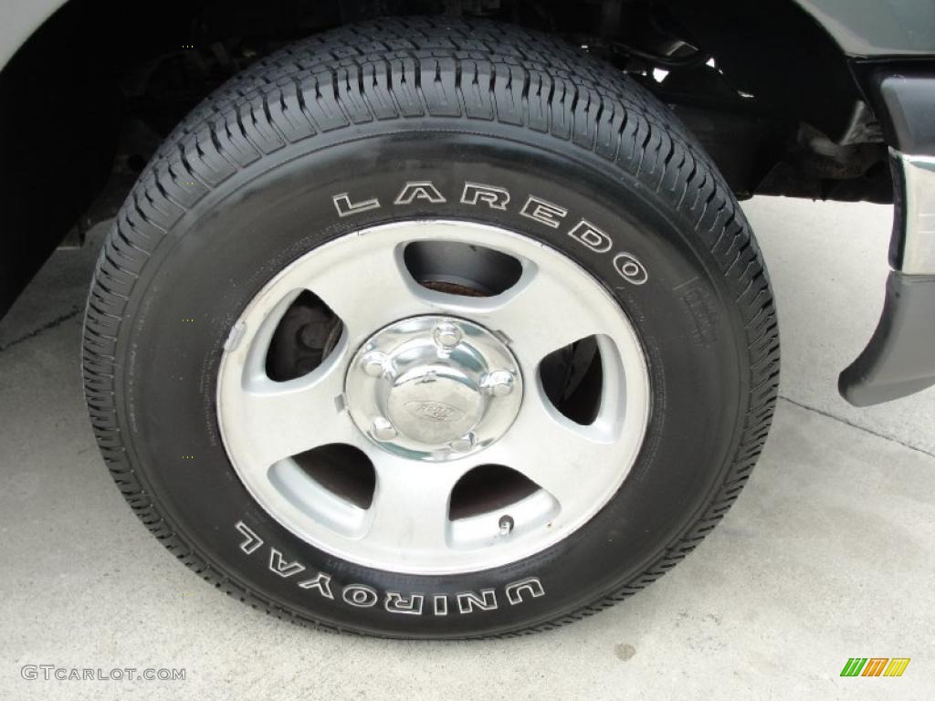 2002 F150 XLT SuperCab - Dark Shadow Grey Metallic / Medium Graphite photo #15