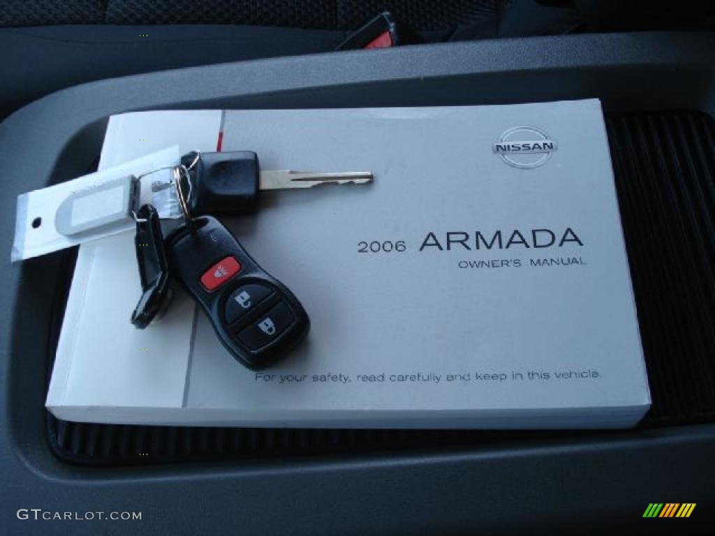 2006 Armada SE 4x4 - Galaxy Black / Steel/Titanium photo #37