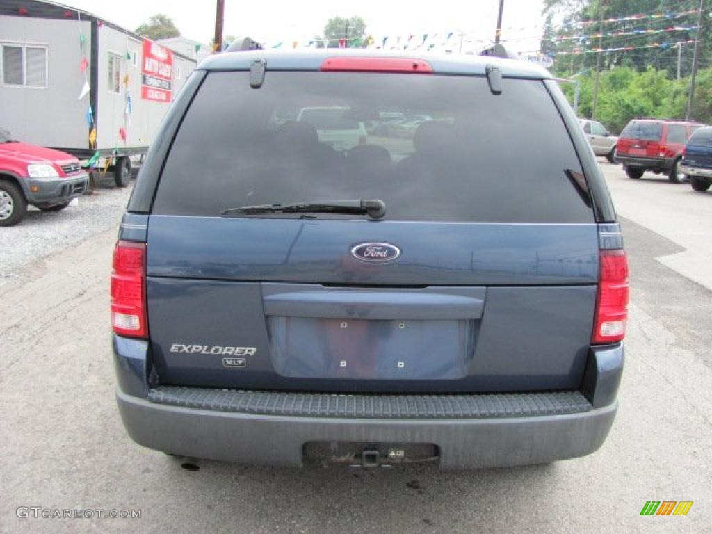 2003 Explorer XLT 4x4 - Medium Wedgewood Blue Metallic / Graphite Grey photo #3