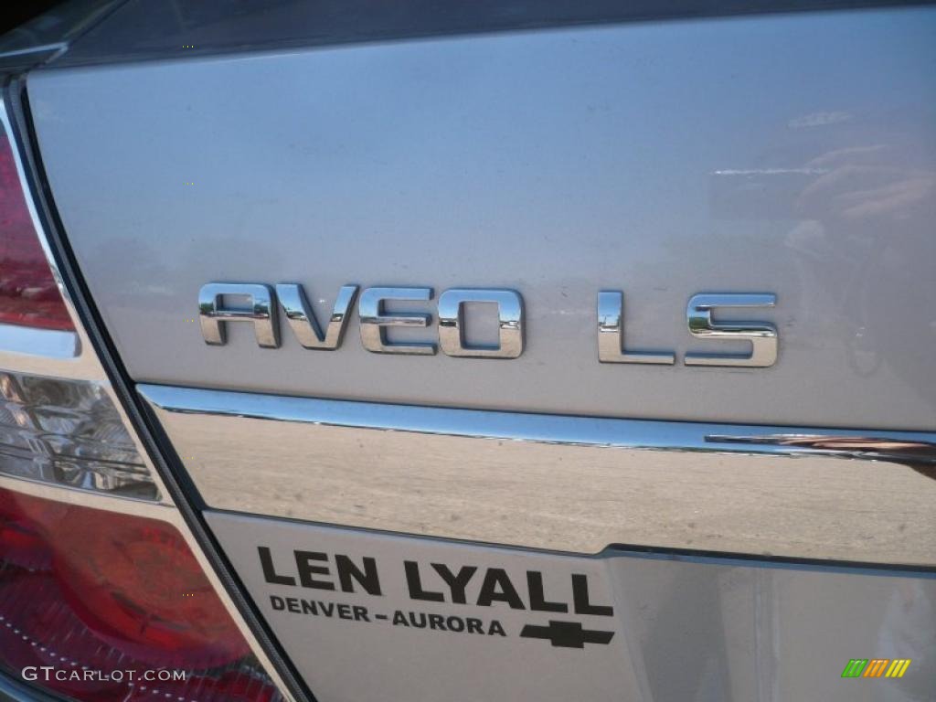2008 Aveo LS Sedan - Cosmic Silver Metallic / Charcoal photo #12