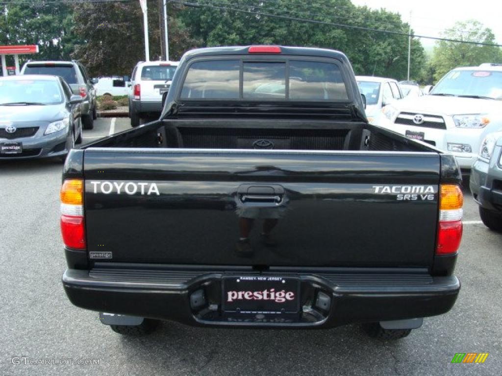 2004 Tacoma V6 TRD Xtracab 4x4 - Black Sand Pearl / Oak photo #5