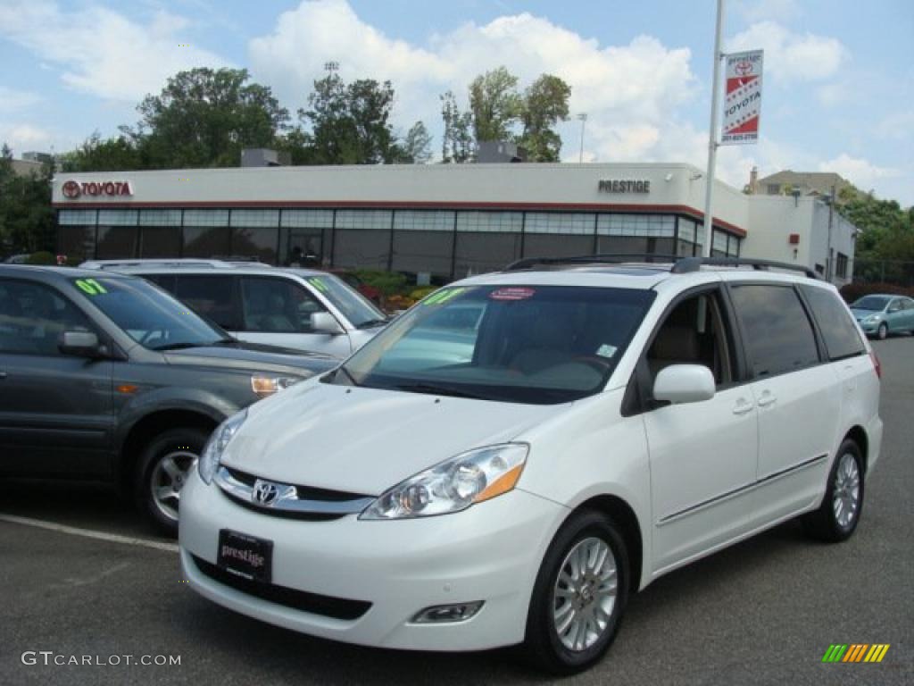 2007 Sienna XLE Limited - Natural White / Stone photo #1
