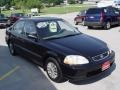 1996 Granada Black Pearl Metallic Honda Civic LX Sedan  photo #2