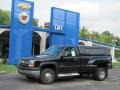 2004 Black Chevrolet Silverado 3500HD LS Regular Cab 4x4 Dually  photo #1