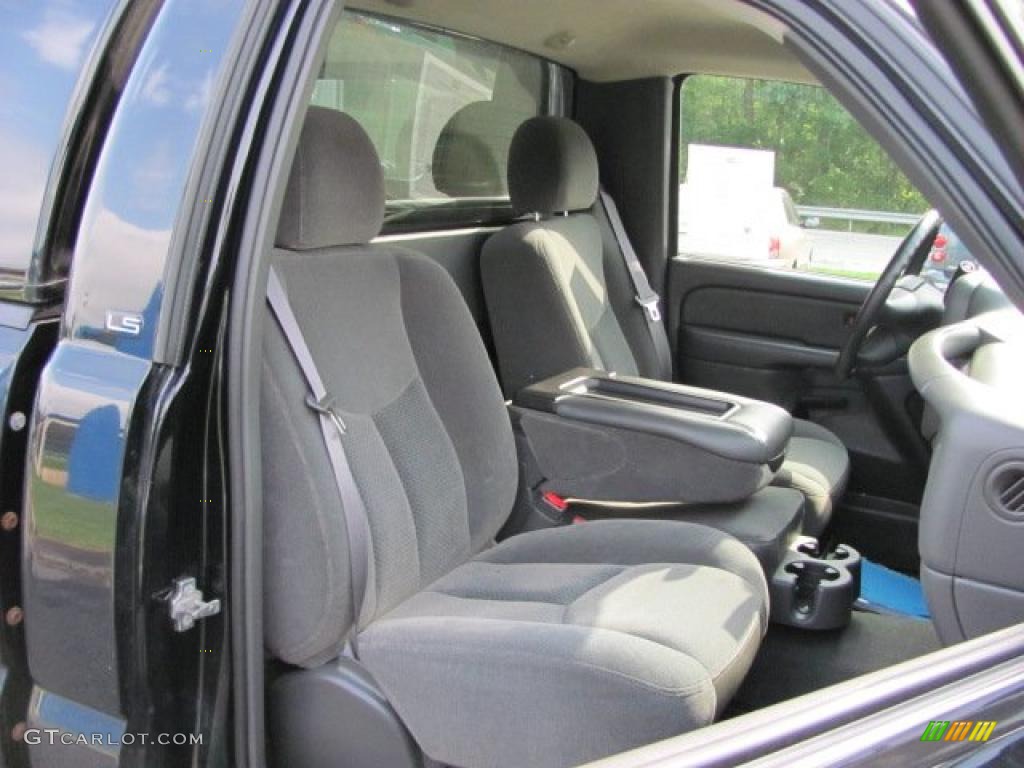 2004 Silverado 3500HD LS Regular Cab 4x4 Dually - Black / Dark Charcoal photo #6