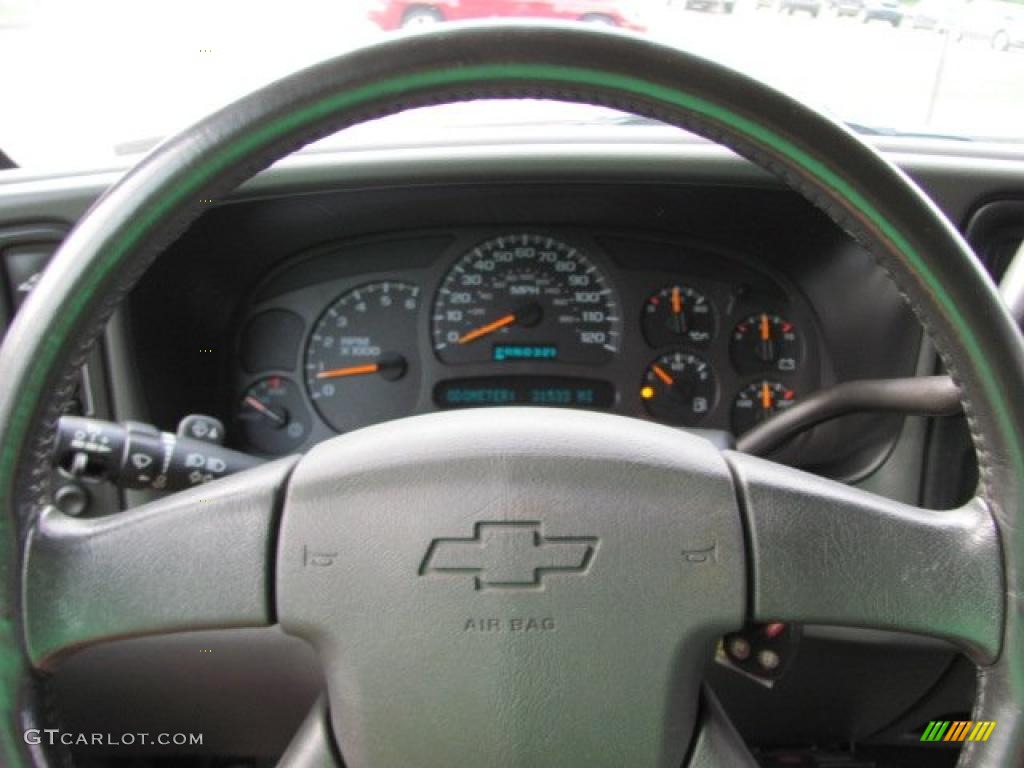 2004 Silverado 3500HD LS Regular Cab 4x4 Dually - Black / Dark Charcoal photo #14