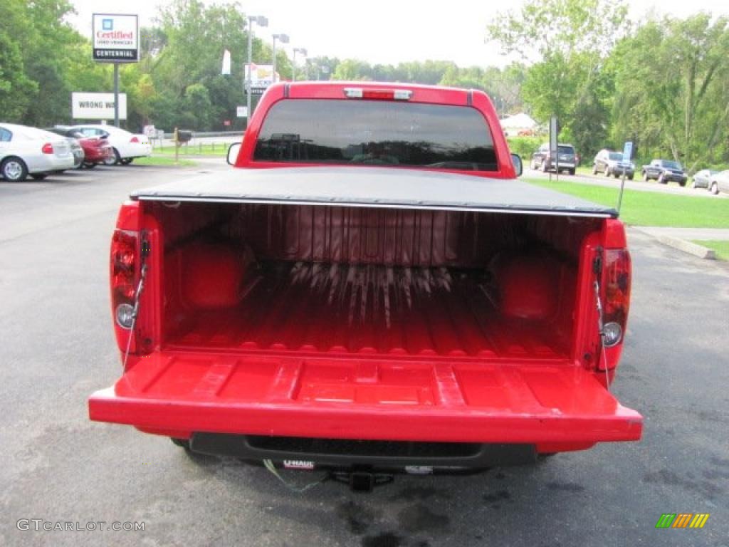 2008 Colorado Regular Cab 4x4 - Victory Red / Medium Pewter photo #6