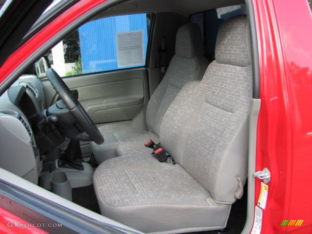 2008 Colorado Regular Cab 4x4 - Victory Red / Medium Pewter photo #7