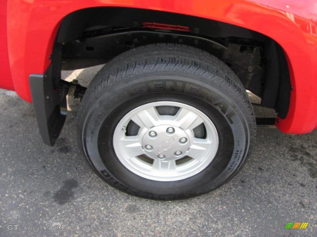 2008 Colorado Regular Cab 4x4 - Victory Red / Medium Pewter photo #10