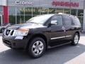 2010 Galaxy Black Metallic Nissan Armada Platinum  photo #1