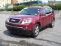 2010 Red Jewel Tintcoat GMC Acadia SLT AWD  photo #3