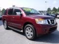 2010 Tuscan Sun Red Pearl Nissan Armada Platinum  photo #7