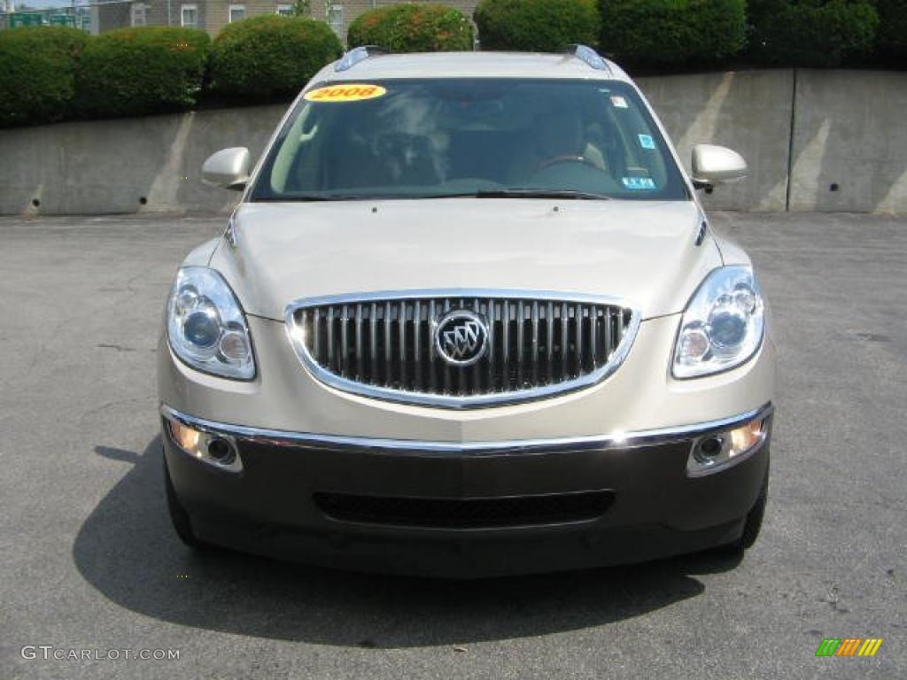 2008 Enclave CXL AWD - Gold Mist Metallic / Cashmere/Cocoa photo #2