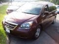 2007 Dark Cherry Pearl Honda Odyssey EX-L  photo #21