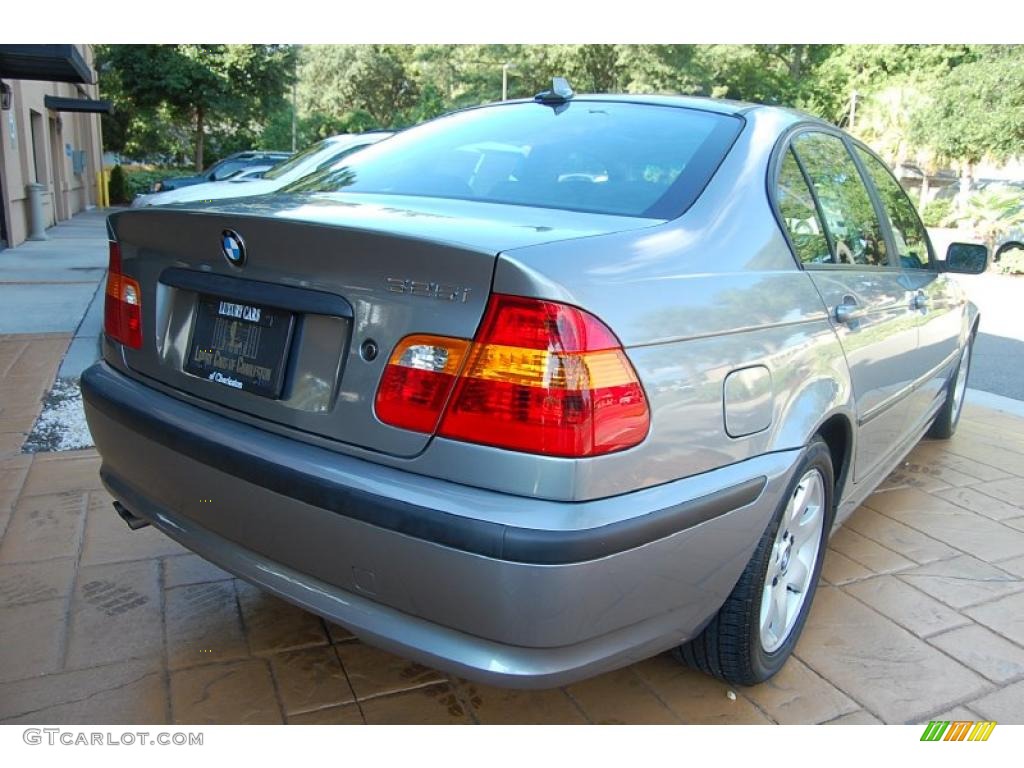 2004 3 Series 325i Sedan - Silver Grey Metallic / Black photo #3