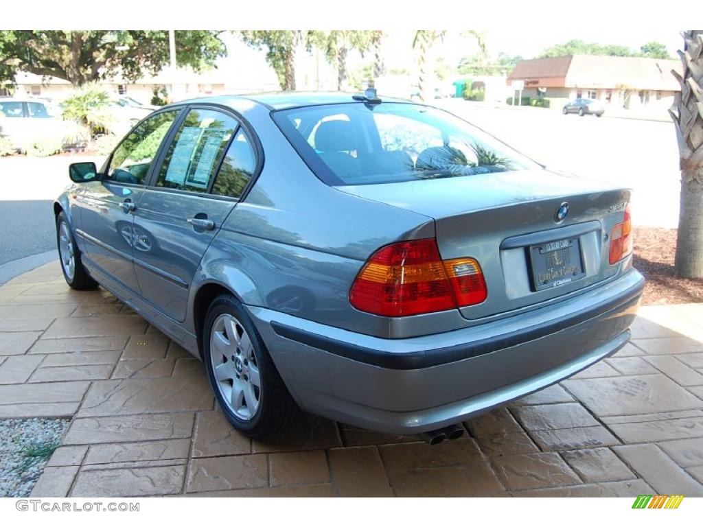 2004 3 Series 325i Sedan - Silver Grey Metallic / Black photo #5