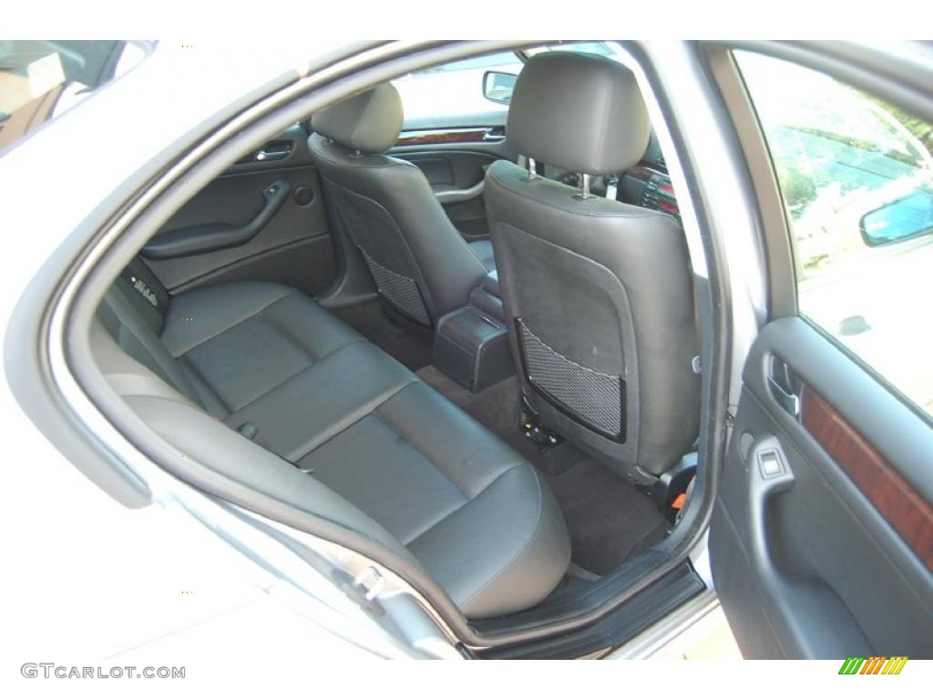 2004 3 Series 325i Sedan - Silver Grey Metallic / Black photo #14