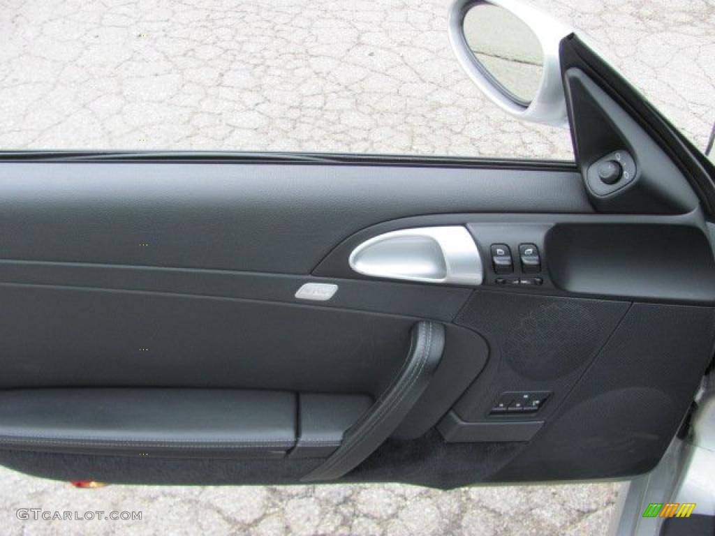 2006 Porsche 911 Carrera Cabriolet Black Door Panel Photo #34248991