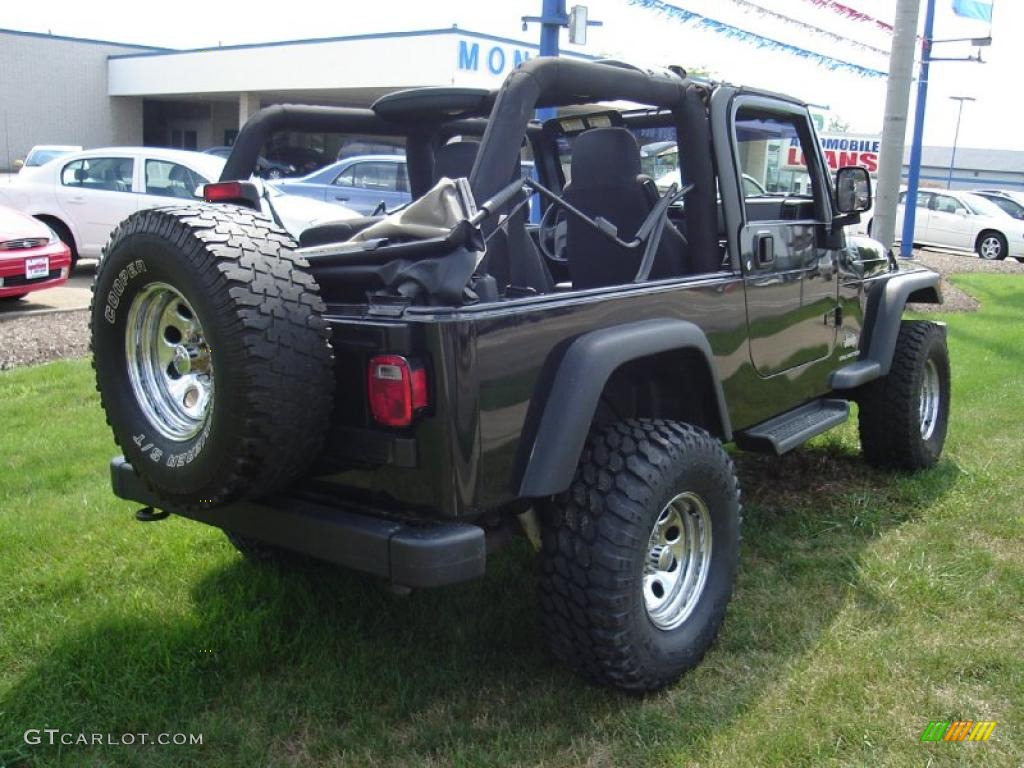 2004 Wrangler Unlimited 4x4 - Black / Dark Slate Gray photo #5