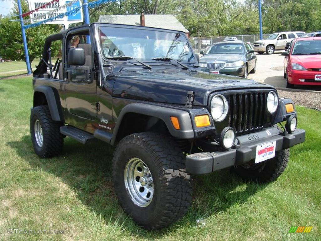 2004 Wrangler Unlimited 4x4 - Black / Dark Slate Gray photo #7