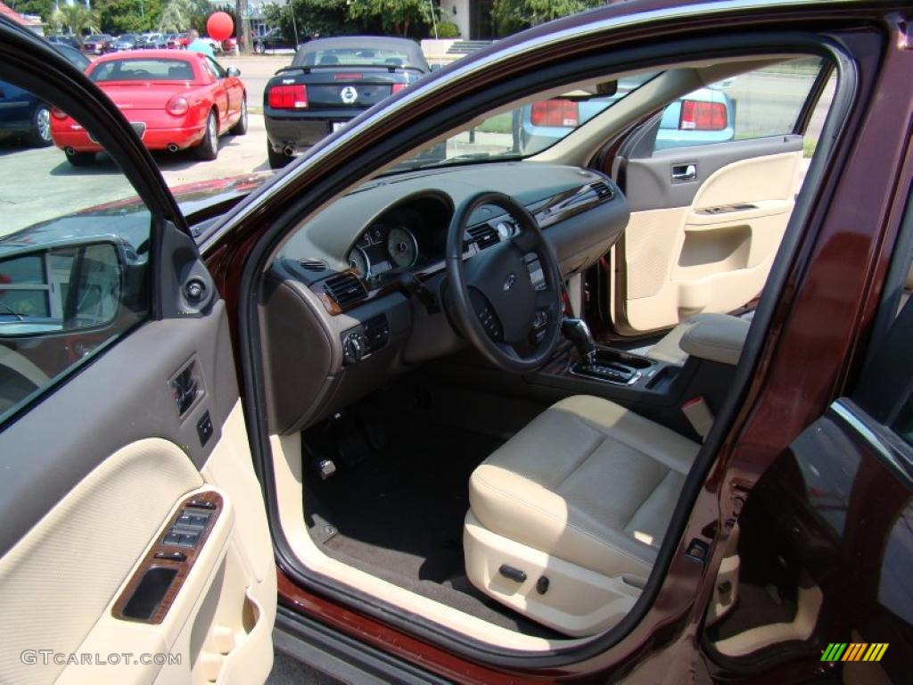2009 Taurus Limited - Sangria Red Metallic / Camel photo #9