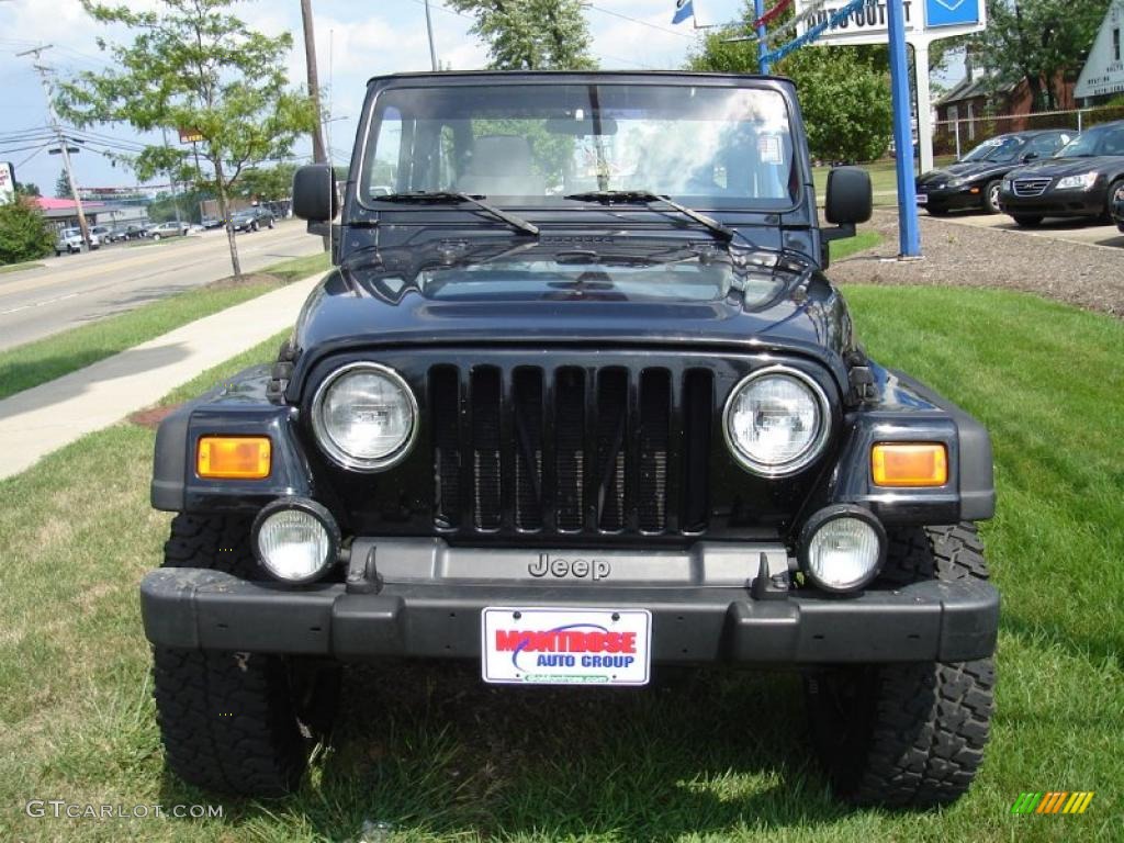2004 Wrangler Unlimited 4x4 - Black / Dark Slate Gray photo #8