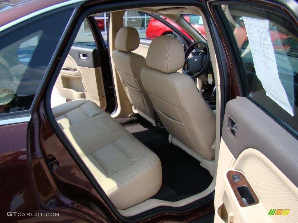 2009 Taurus Limited - Sangria Red Metallic / Camel photo #16
