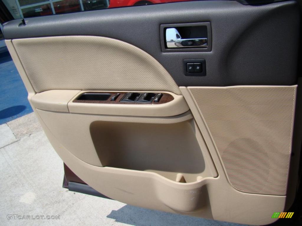 2009 Taurus Limited - Sangria Red Metallic / Camel photo #20