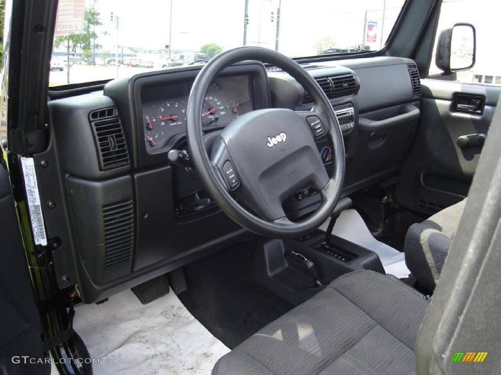 2004 Wrangler Unlimited 4x4 - Black / Dark Slate Gray photo #20