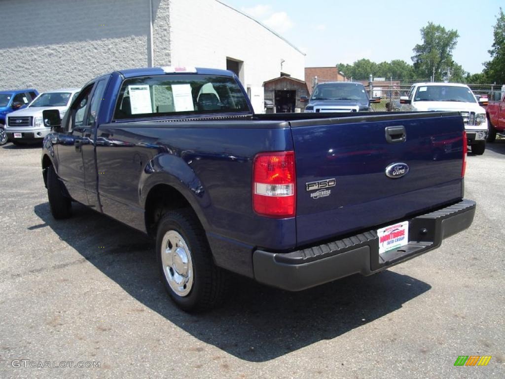 2007 F150 XL Regular Cab - Dark Blue Pearl Metallic / Medium Flint photo #3