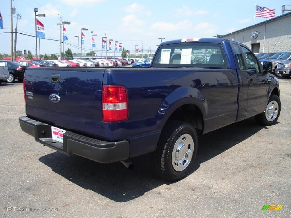 2007 F150 XL Regular Cab - Dark Blue Pearl Metallic / Medium Flint photo #5