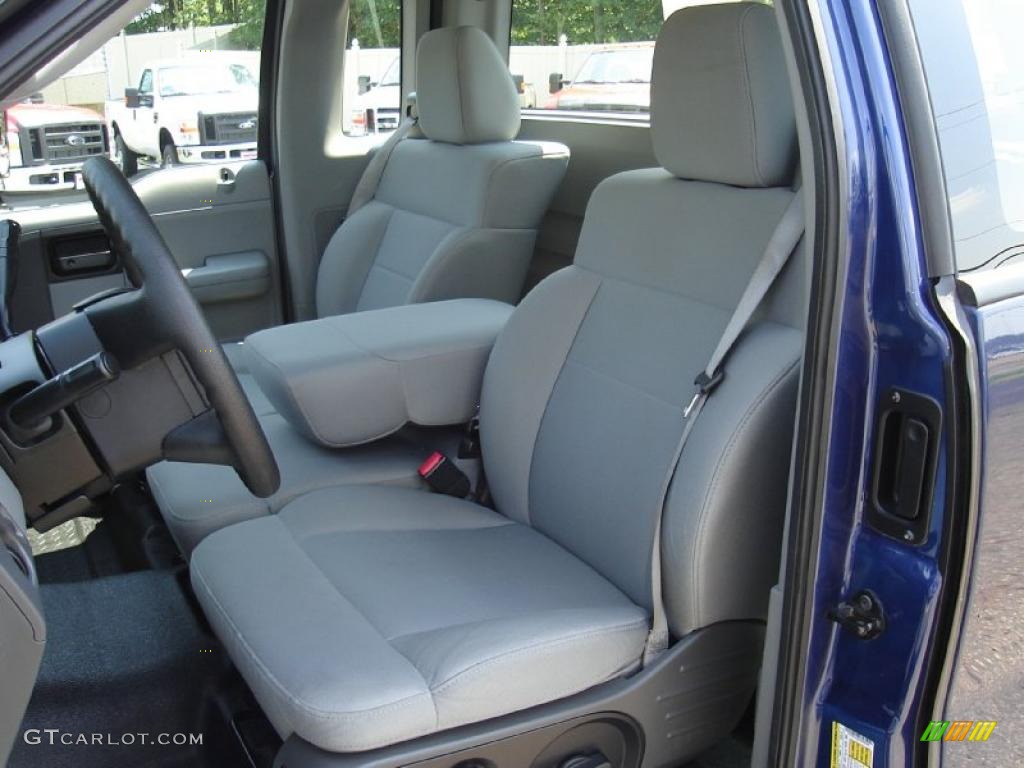 2007 F150 XL Regular Cab - Dark Blue Pearl Metallic / Medium Flint photo #13